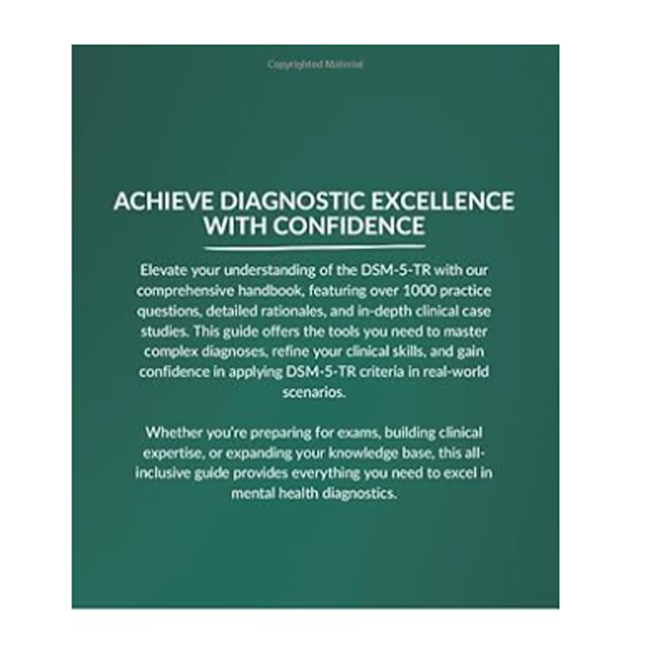 DSM-5-TR Diagnostic Handbook: